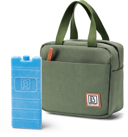 Brisby 4 Laags Geïsoleerde Koeltas - Lunchtas - Kolftas 4 liter - Groen
