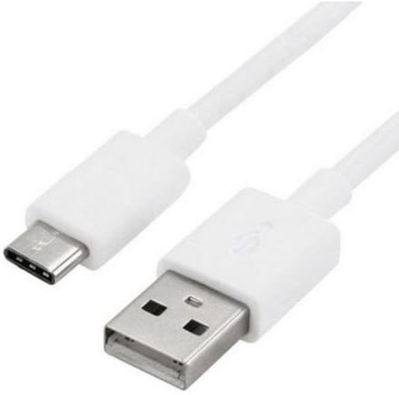 Datakabel - oplaadkabel - USB-C Type-C Wit 3 meter