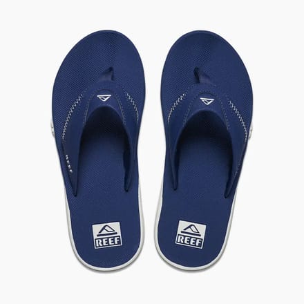 Reef Heren Slipper model Fanning Pregame - Blauw/Wit - Maat 43