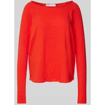 Rich & Royal Organic Heavy Jersey Sunset Red Maat: S | Longsleeves Outlet | Dames | Rood