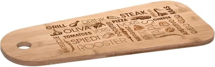 Secret de Gourmet Serveerplank - tapas plank - bamboe - tapas - 45 x 19 cm - broodplank