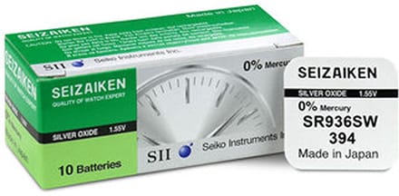 Seiko SR936SW 394 Horloge Zilveroxide 10 stuks