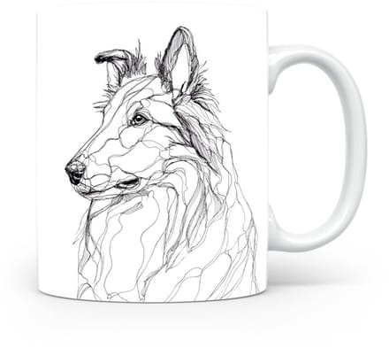 Beker Schotse Collie (Rough Collie)