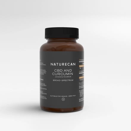 Naturecan Liquid Gold CBD & Kurkuma Capsules - 60 capsules - Met NovaSOL® - Breedspectrum CBD