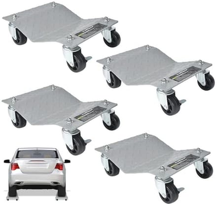 Draagbare manoeuvreerhulp voor personenauto's - 4 stuks, tot 1000 kg
