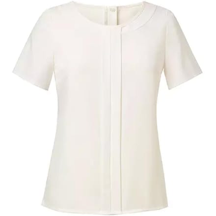 Brook Taverner Dames/Dames Felina Blouse met Korte Mouwen (Crème)