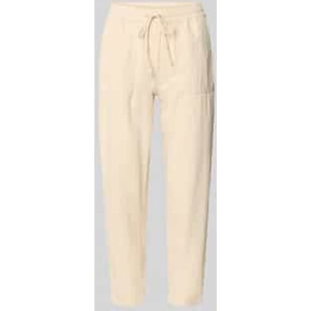 Broek met elastische band en tunnelkoord model 'Cissie'