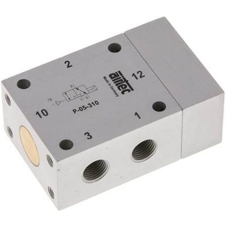 3/2 G1/8'' Luchtgestuurd Ventiel 2-10bar/28-140psi Airtec