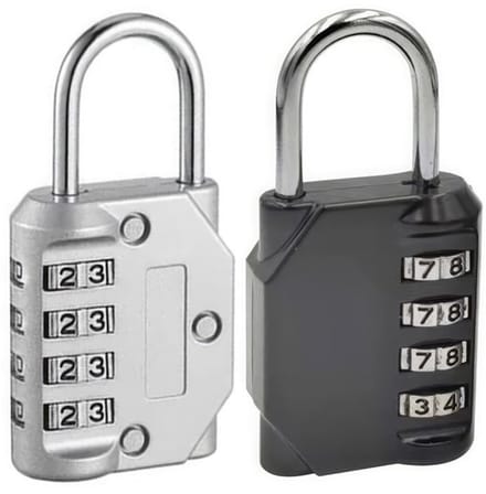 Allecto - Digitale Combinatielocks 2-Pack - Instelbare Code