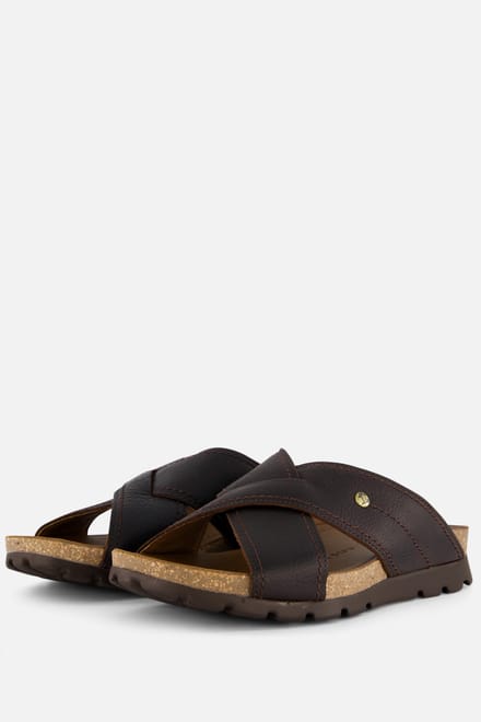 Panama Jack Panama Jack Salmon C17 Slippers bruin Leer
