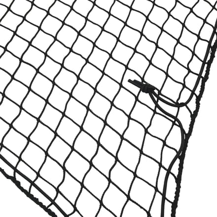 vidaXL - Aanhangwagennet - elastisch - touw - 6x3,5 - m - polypropeen - zwart