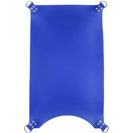 Mr Sling - Lederen Rechthoekige Sex Sling - Blauw
