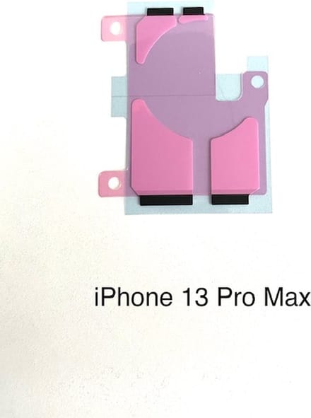 iPhone 13 pro max batterij sticker / Adhesive - Originele Pasvorm.