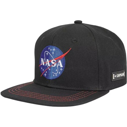 NASA Ruimte Missie Capslab Snapback Baseball Cap (Zwart)
