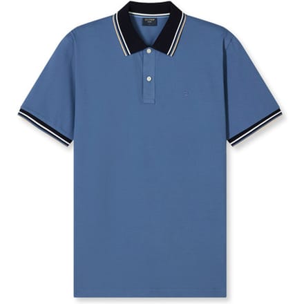 OLYMP Casual Jersey, Rookblauw