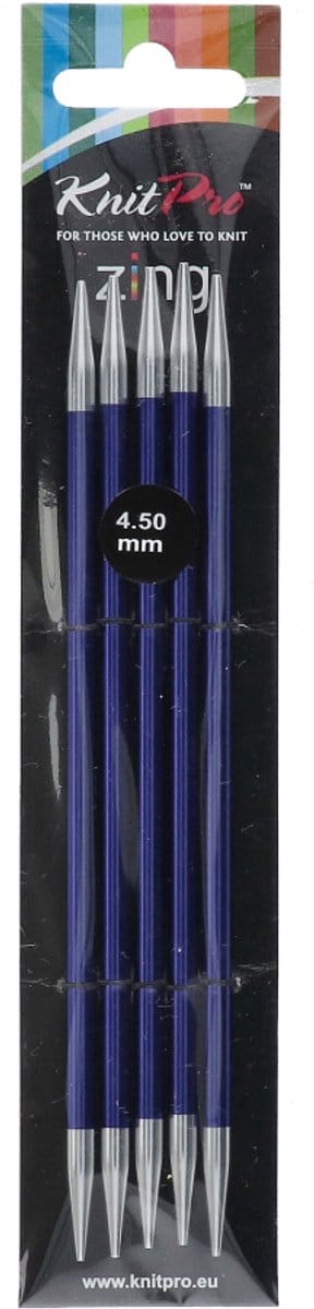 Knitpro - Zing - Sokkennaalden - 15cm - 4.50mm
