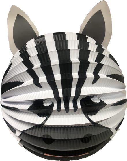 Lampion Dieren Zebra