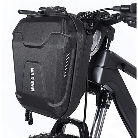 WILDMAN Fietskoffer/houder E8 frametas zwart/zwart