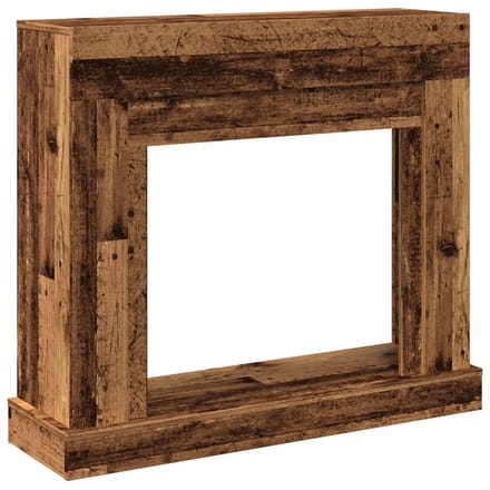 Habillage de cheminée Aspect Bois Rustique 100 x 30 x 87,5 cm Bois d'ingénierie