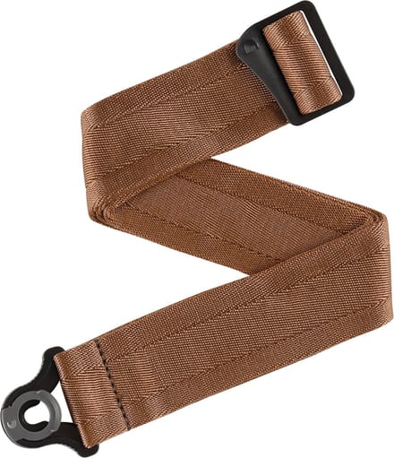 D'Addario 50BAL19 Auto Lock Gitaarband Umber Brown Bruin