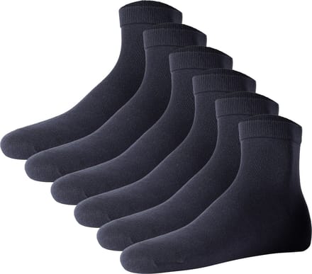 JOOP! Sokken Unisex premium essential cotton Quarter 6p Set van 6
