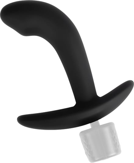 Rimba Electro Play - E-Stim Anaal Plug - E-Stim Prostaat Plug - Bi-Polair - Zwart