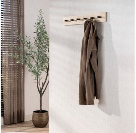 Kapstok Travino 6H - Keramiek travertine