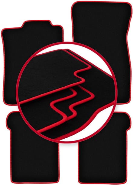 CARLUX-RED automatten voor: Volkswagen Corrado coupé (1988-1994)