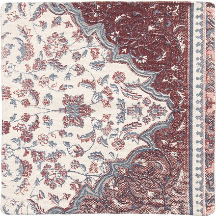 Clayre & Eef Kussenhoes 50x50 cm Roze Blauw Katoen