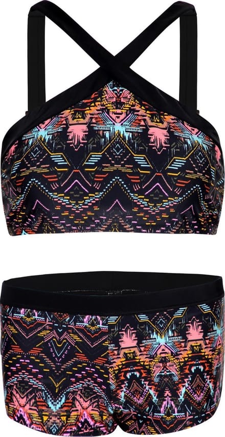 Bikini hipsterbroekje en croptop met brede bandje Ibiza 152-158