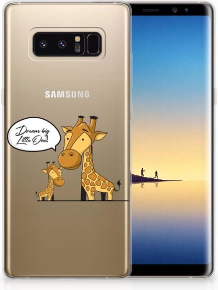 Samsung Galaxy Note 8 Telefoonhoesje met Naam Giraffe