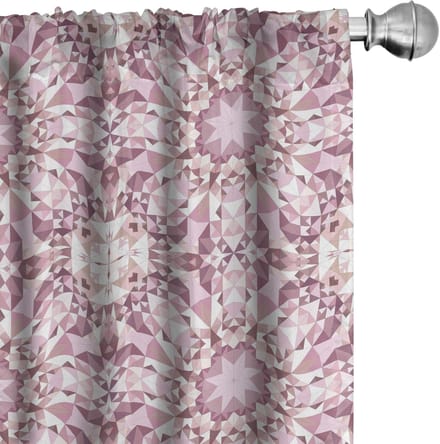 ABAKUHAUS Abstrakt Voorhangen – 2-delige set 75x225 cm – microvezel