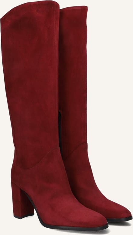 LINA LOCCHI Ar 140 Laarzen - Suède - Dames - Rood - Maat 40