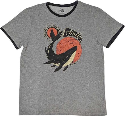 Gojira - Whale Heren T-shirt - S - Grijs