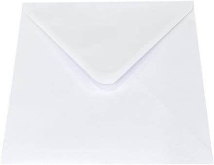 Vierkante Enveloppen Wit 184x184mm - 100gsm - 50 Stuks