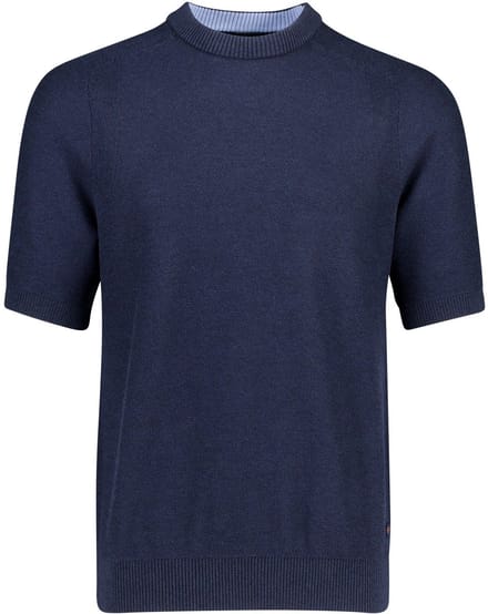 donkerblauwe Boss Orange Kencel knitted T-shirt