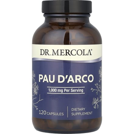 Dr. Mercola, Pau d'Arco, 1.000 mg, 120 Capsules (500 mg per capsule)