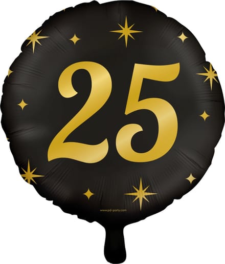 Classy party foil balloons - 25 jaar