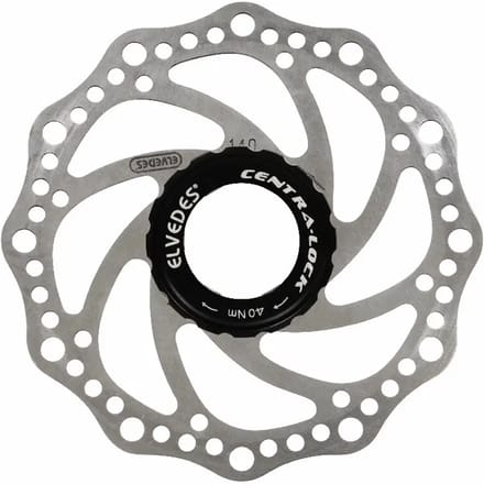 Fiets Remschijf Elvedes SC14 RVS ø140mm met Center Lock