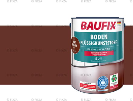 BAUFIX Vloeibare vloerverf 5 liter (Roodbruin)