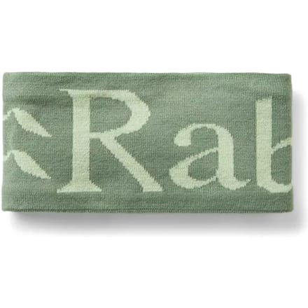 Gebreide hoofdband met logo Rab