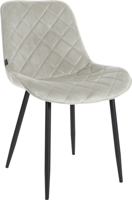CLP Swing Eetkamerstoel - zonder armleuning - Velvet - Fluweel/creme