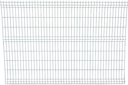 Enkelstaaf hekwerk groen 170cm hoog 250cm breed.