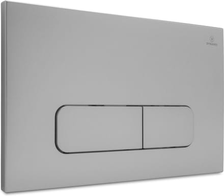 Dynamic Way bedieningspaneel - strepen mat chroom - Geberit UP320 en UP720