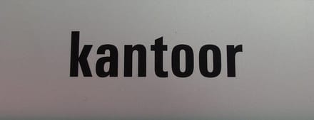 Aluminium deurbordje tekst: kantoor | 5 jaar garantie | Zelfklevend