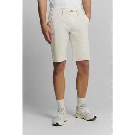 No Excess Short Chino Garment Dyed Twill Stretch Chalk  36