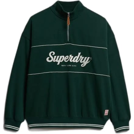 Dames sweatshirt met 1/4 rits Superdry Country Club