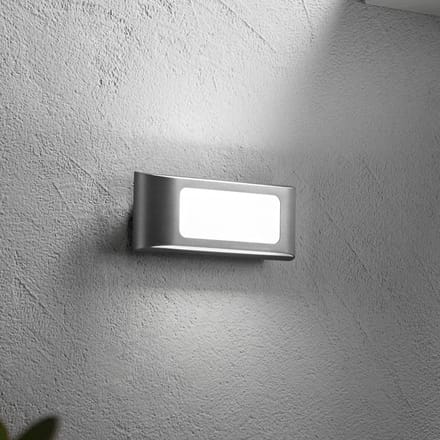 INTEC LED buiten wandlamp DESERT, antraciet, breedte 25 cm, metaal