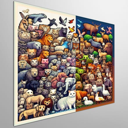 Kunstprint | Wanddecoratie | Dibond | 100 × 100 cm