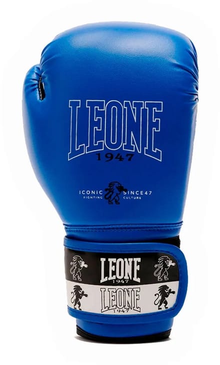 Leone1947 Iconic Junior Kunstleren Bokshandschoenen Blauw 6 oz